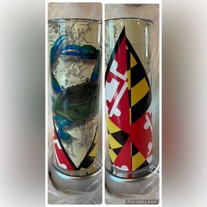 Maryland Flag & Blur Crab Tumbler